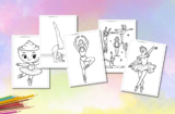 Ballerinas Coloring Pages (Free PDFs)