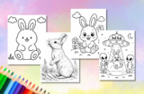31+ Cute Bunny Rabbit Coloring Pages – Free PDF Download