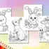 Apple-Themed Dot Marker Printables for Preschool Kids
